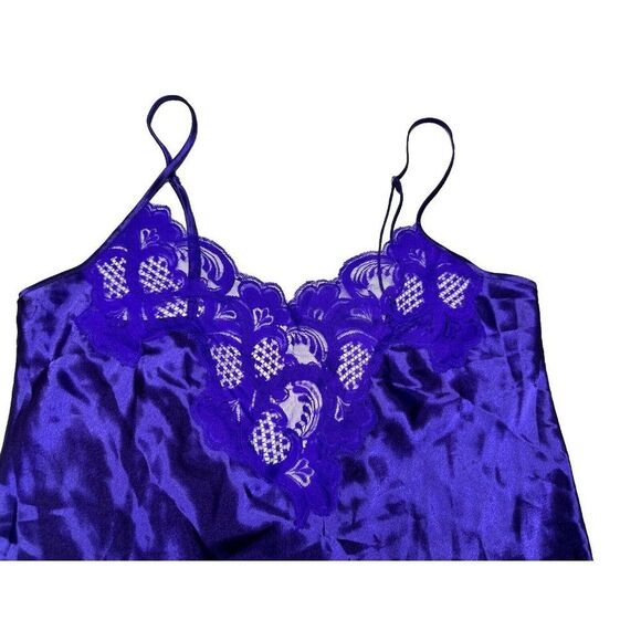 Victoria's Secret Gold Label Purple Lace Nightgown Medium - Picture 5 of 6